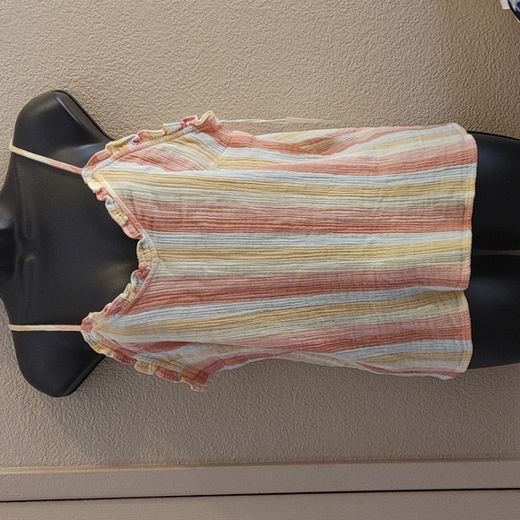 NWT A.n.a. Striped Sleeveless Blouse - Picture 1 of 4